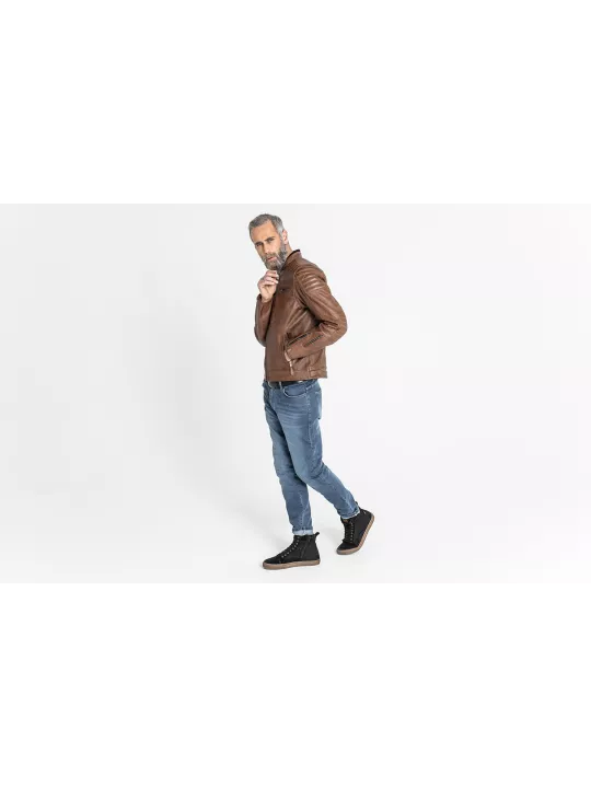 Motorradjacke Leder Storm - John Doe