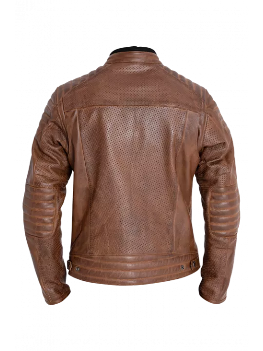 Blouson Moto Cuir Storm - John Doe