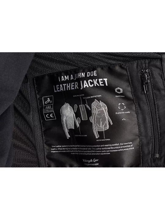 Storm Leather retro jacket- John Doe