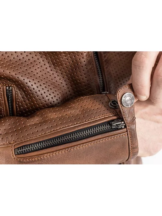 Blouson Moto Cuir Storm - John Doe