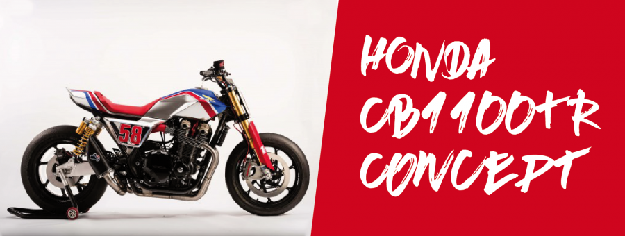Présentation du Honda CB1100TR Concept Marco Simoncelli