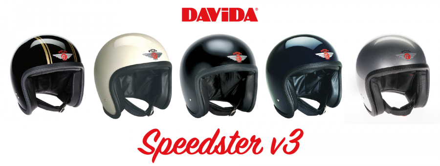 Le Nouveau Casque Moto Jet Davida : Speedster V3