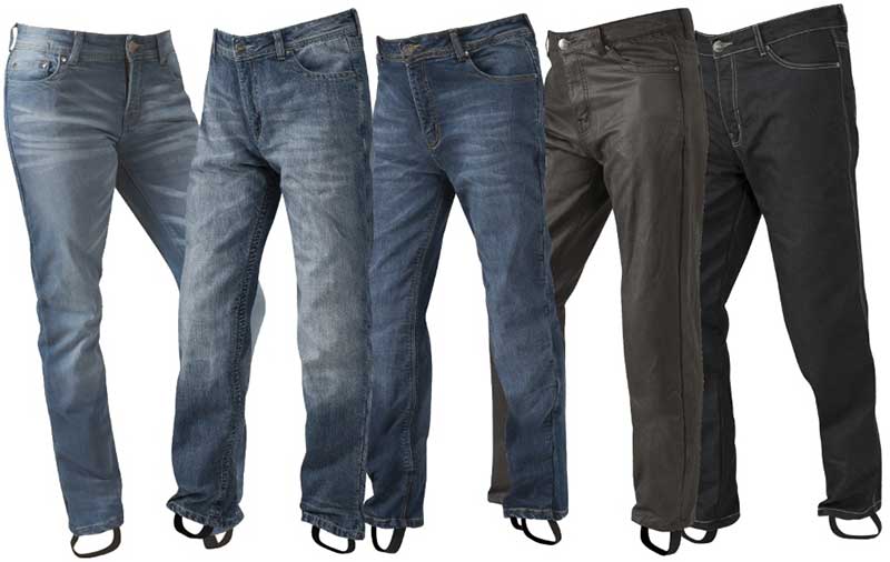 Pantalons Moto  Pantalon moto imperméable, textile, cuir et denim