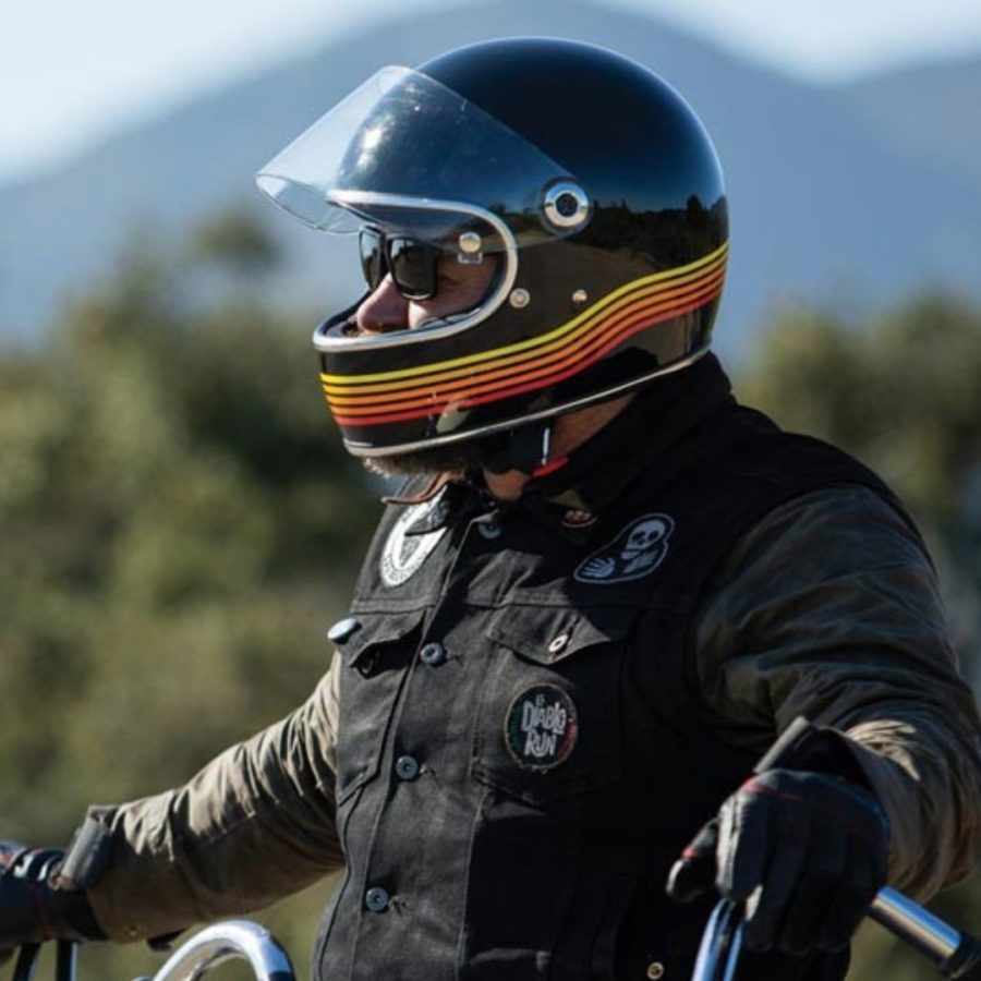 casque moto style harley